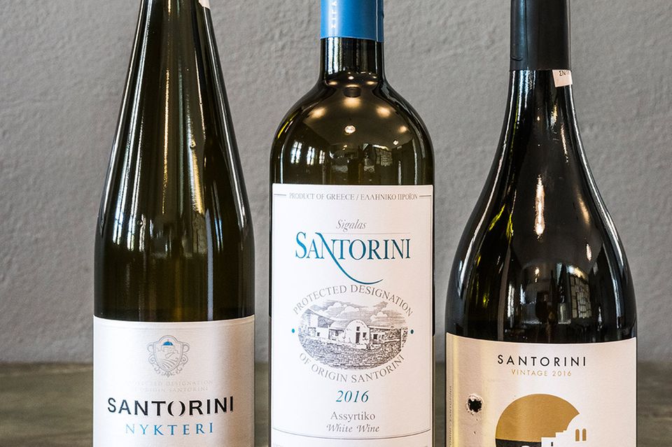Griechisches Weinpaket Weißweine von Santorini essen&trinken 2018