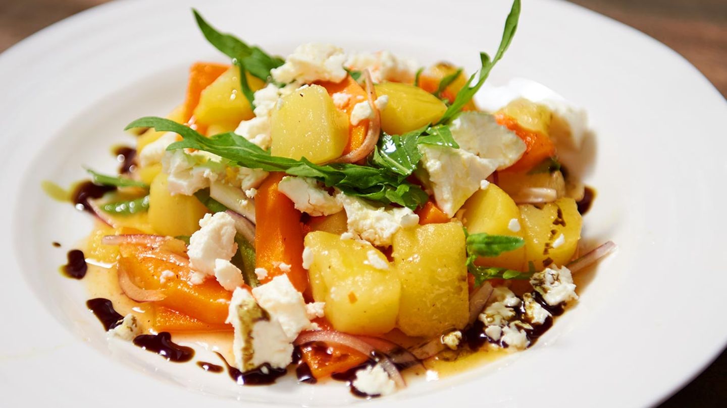 Kürbis-Kartoffel-Salat Rezept