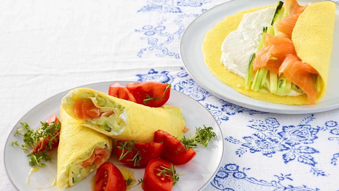 Gurken-Lachs-Wrap Rezept