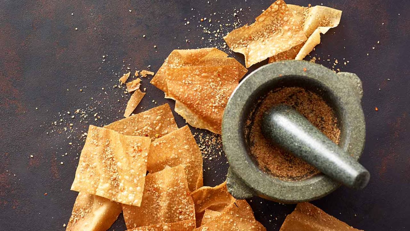 Sesamchips Rezept