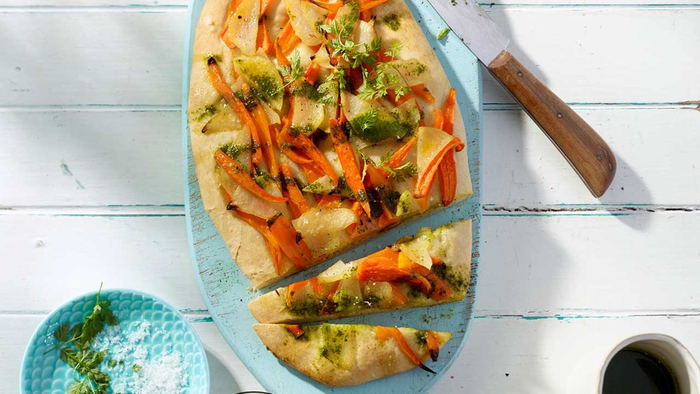 Gemüse-Focaccia Rezept