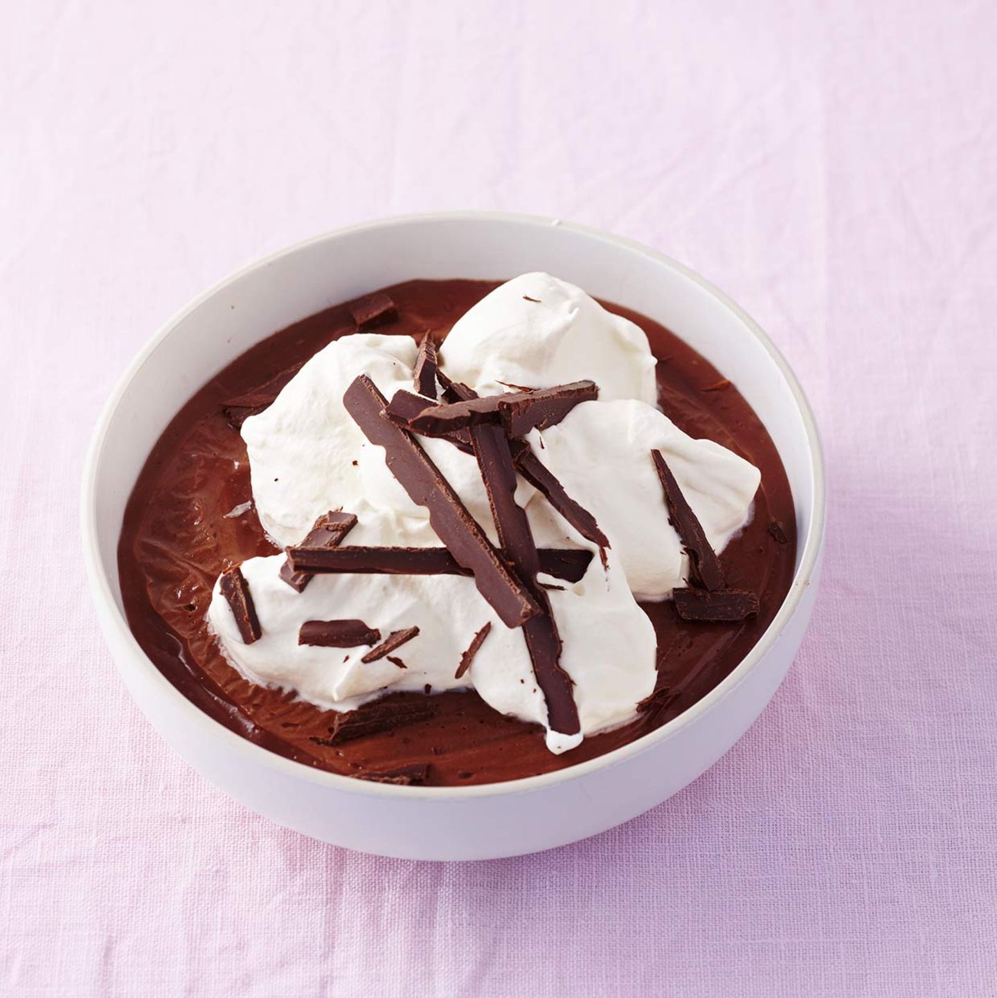 Zartbitter-Schokoladenpudding