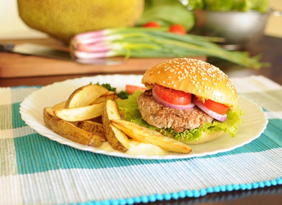 Jackfruit Burger Jackfruit Burger