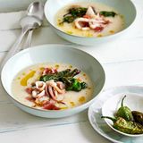 Palbohnensuppe mit Pimientos