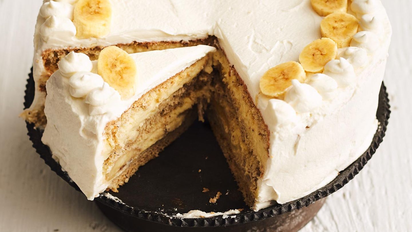 Bananen-Mandel-Torte Rezept - [ESSEN UND TRINKEN]