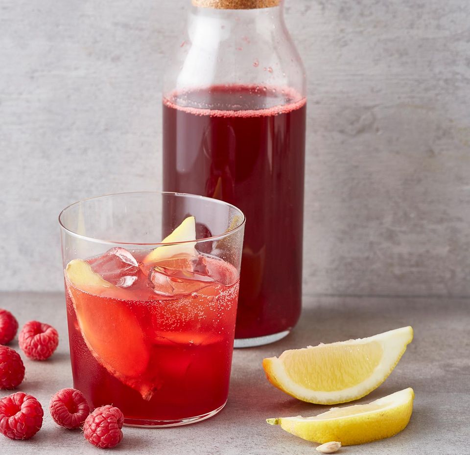 Himbeer-Ingwer-Saft Himbeer-Ingwer-Saft