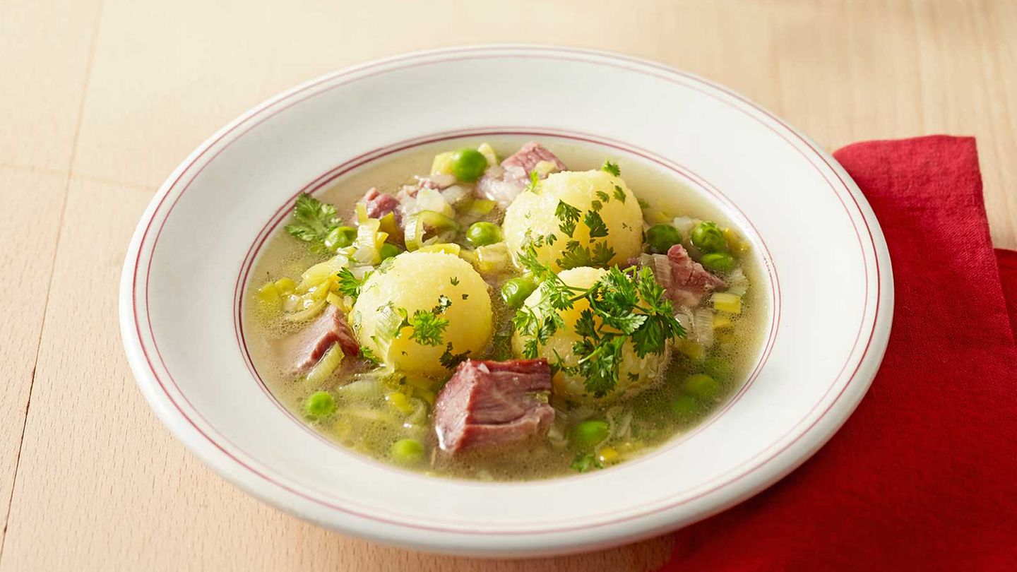 Kasseler-Erbsen-Eintopf Rezept