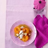 Aprikosen mit Ricotta