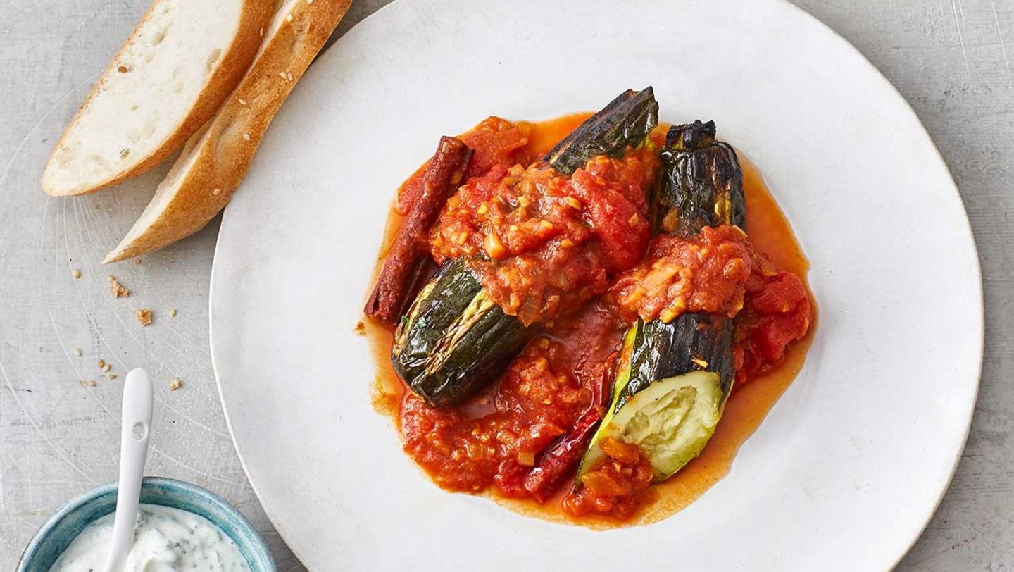 Zucchini in Curry-Tomaten-Sauce Rezept