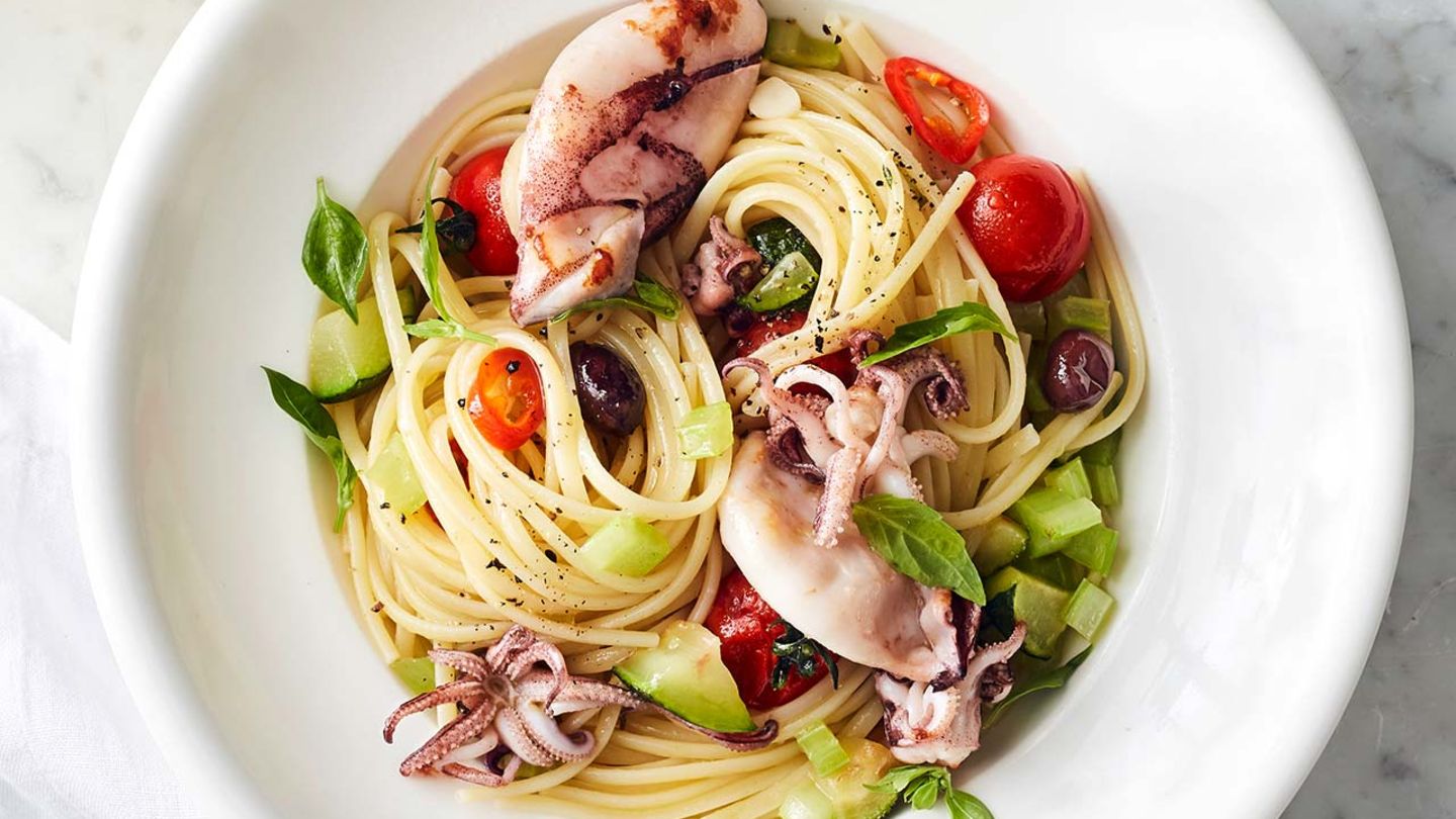 Tintenfisch-Linguine Rezept - [ESSEN UND TRINKEN]