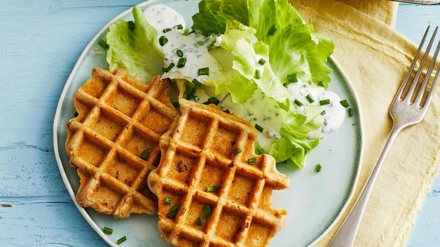 Speck-Käse-Waffeln: Thermomix ® Rezept