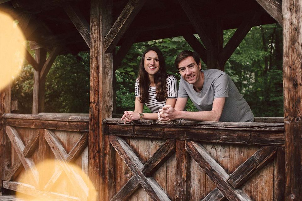 Die beiden Gründer Caroline Steingruber und Tim Nichols Die beiden Gründer Caroline Steingruber und Tim Nichols