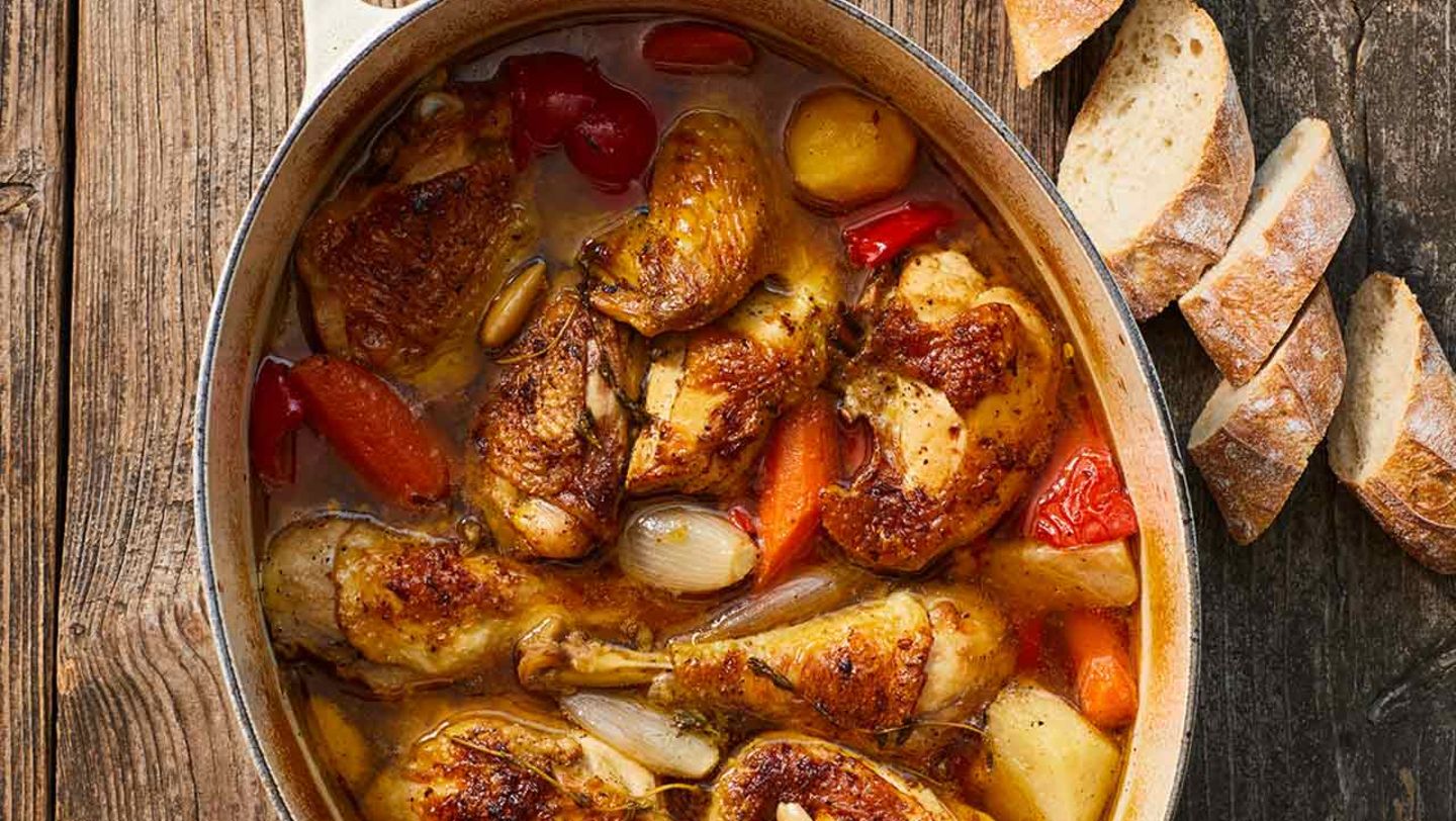Geschmorte Poularde Rezept