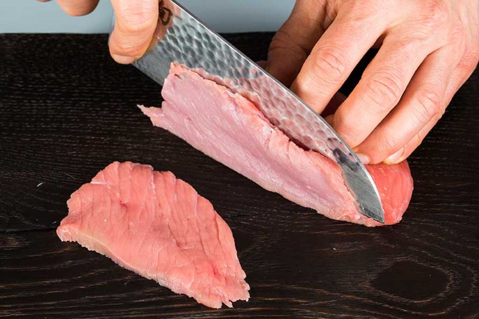 Kalbstatar mit Fenchelsalat - Schritt A Kalbstatar mit Fenchelsalat - Schritt A