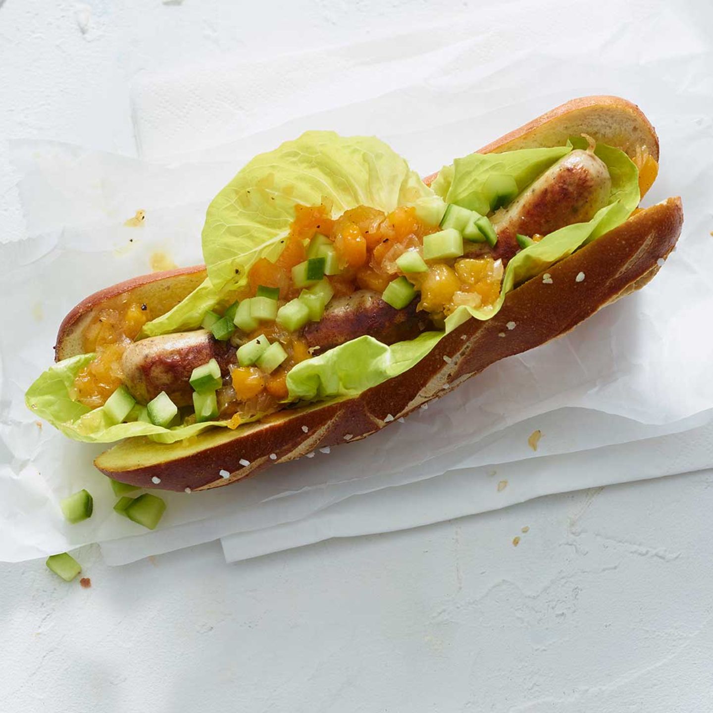 Hotdog süßsauer