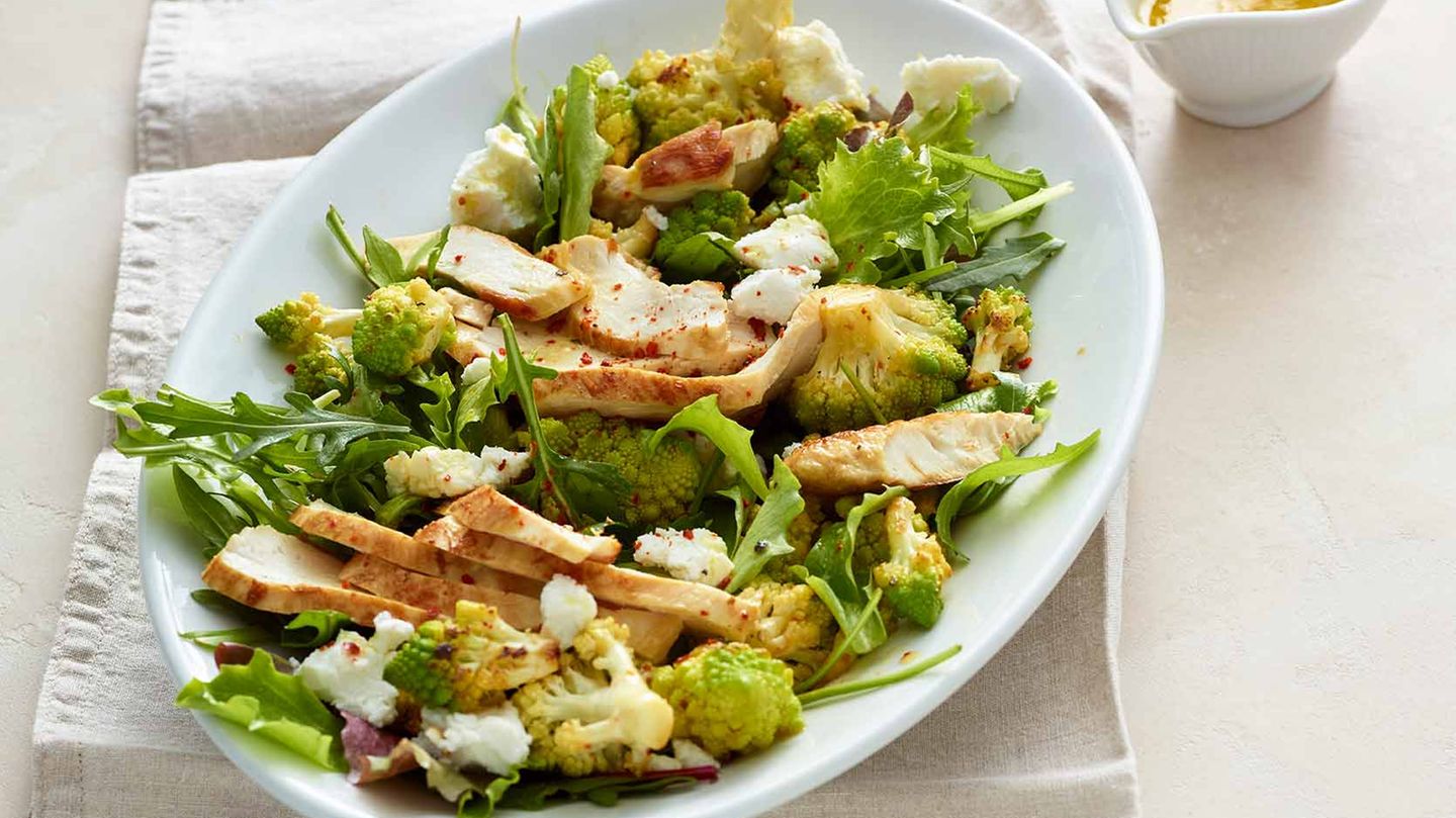 Hähnchen-Romanesco-Salat Rezept