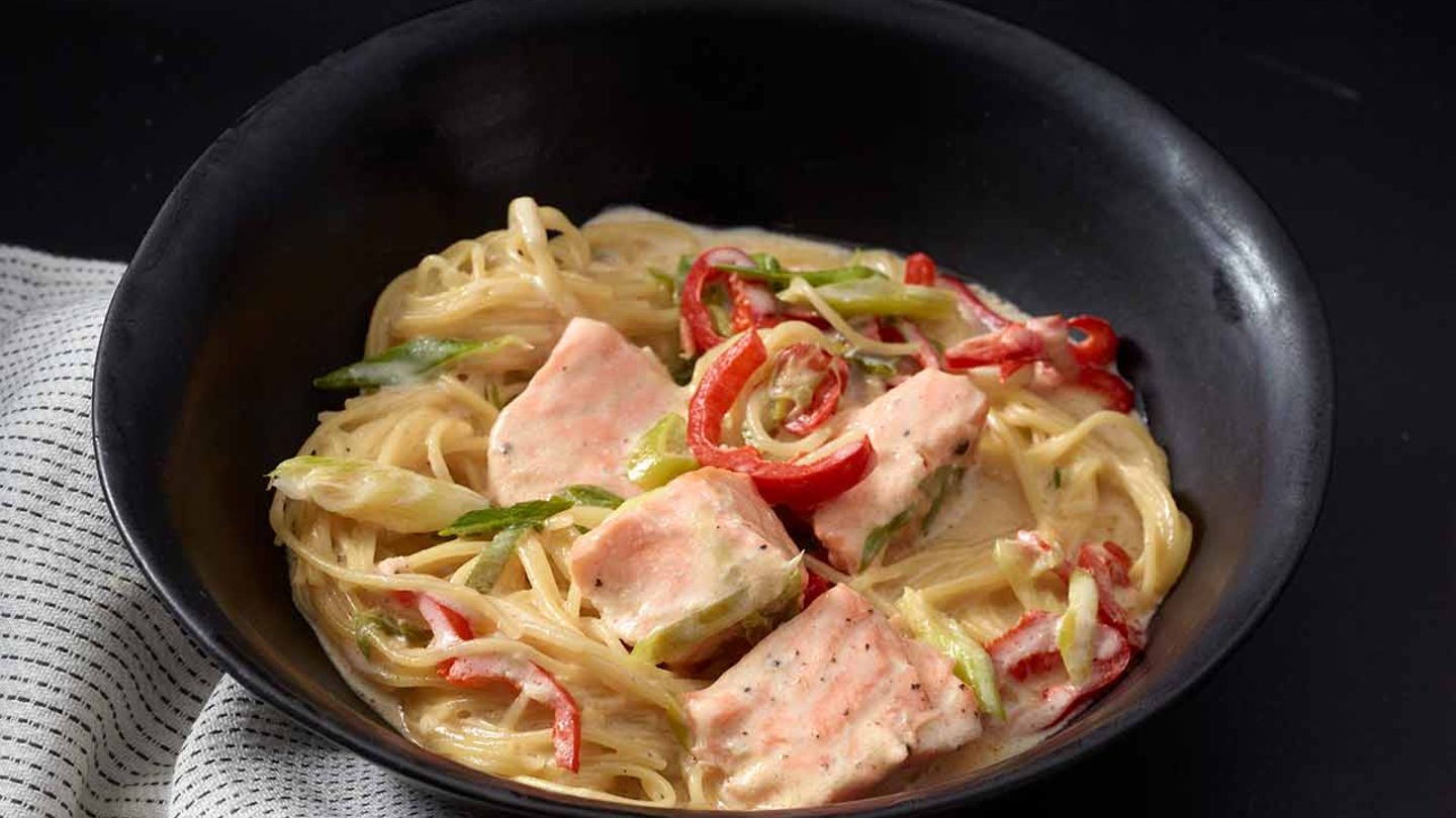 Lachs-Cappellini Rezept