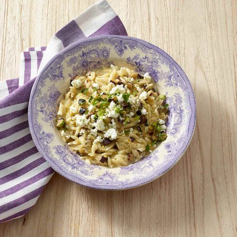 Nudel-Auberginen-Risotto