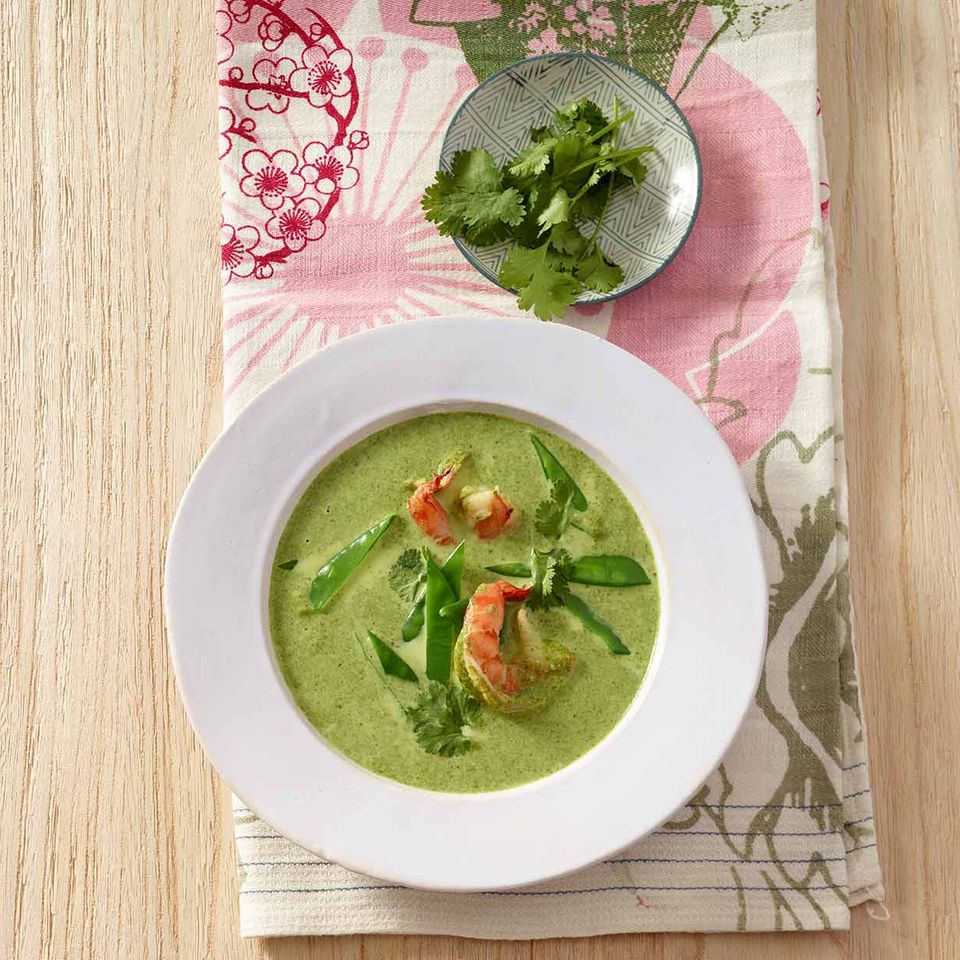 Kokos-Spinat-Suppe
