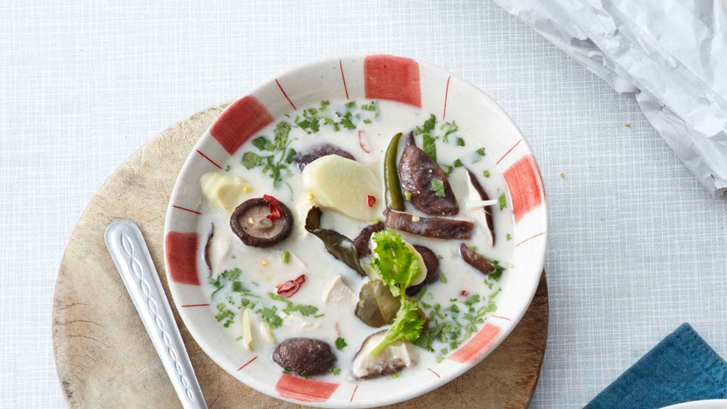 Tom-Kha-Gai-Suppe Rezept