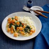 Low-Carb-Kürbis-Spinat-Gemüse