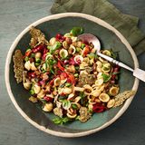 Orecchiette-Salat mit Pfifferlingen