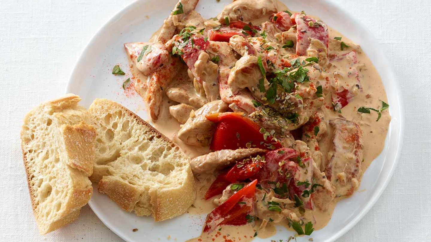 Paprika-Geschnetzeltes Rezept
