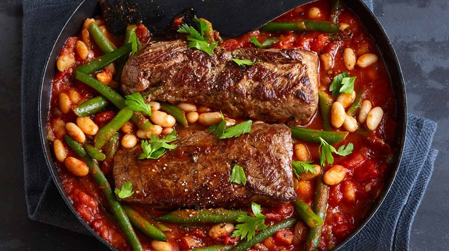 Lammrückenfilet auf zweierlei Bohnen Rezept