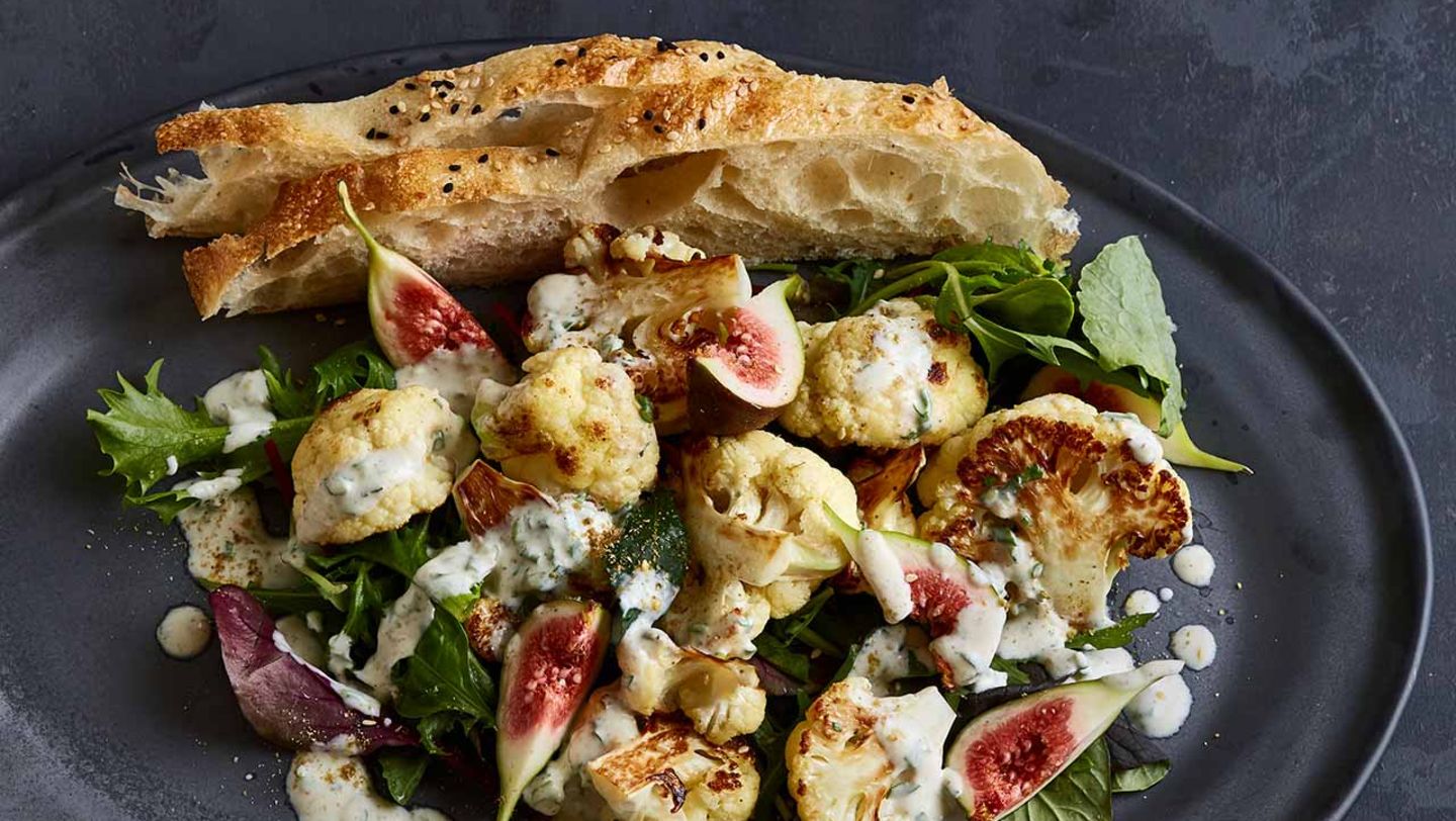 Blumenkohlsalat mit Feigen und Ducca-Dressing Rezept