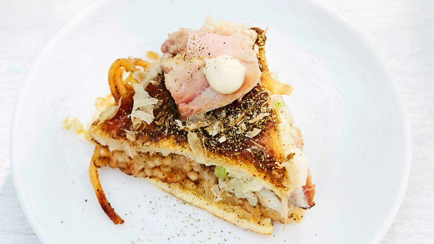 Makrele süßsauer auf Okonomiyaki Rezept
