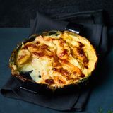 Gemüseauflauf mit Käsesauce