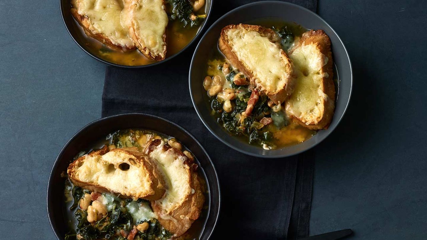 Überbackener Bohneneintopf Rezept