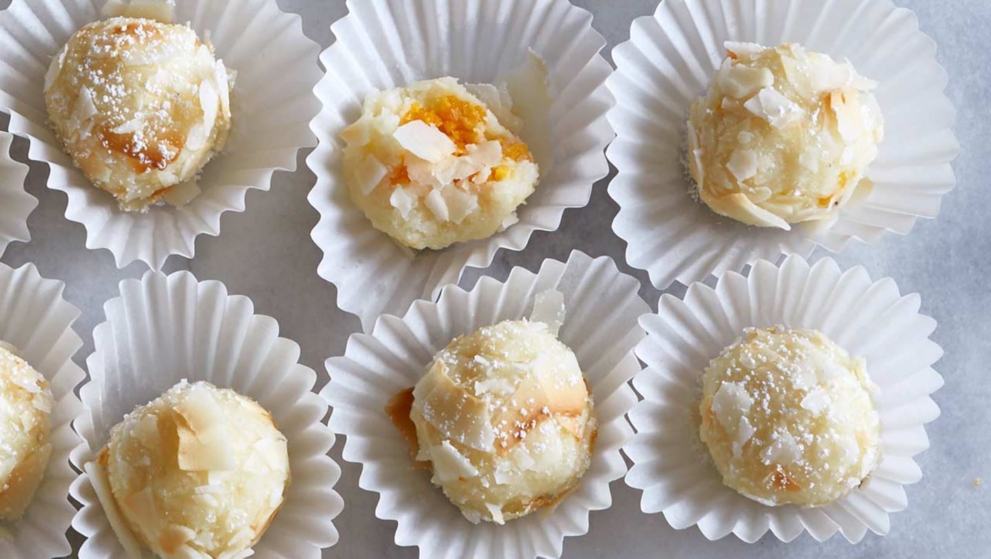 Kokos-Mango-Bällchen Rezept