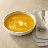 Kürbissuppe mit Meerrettich