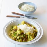 Curryhack mit Blumenkohl