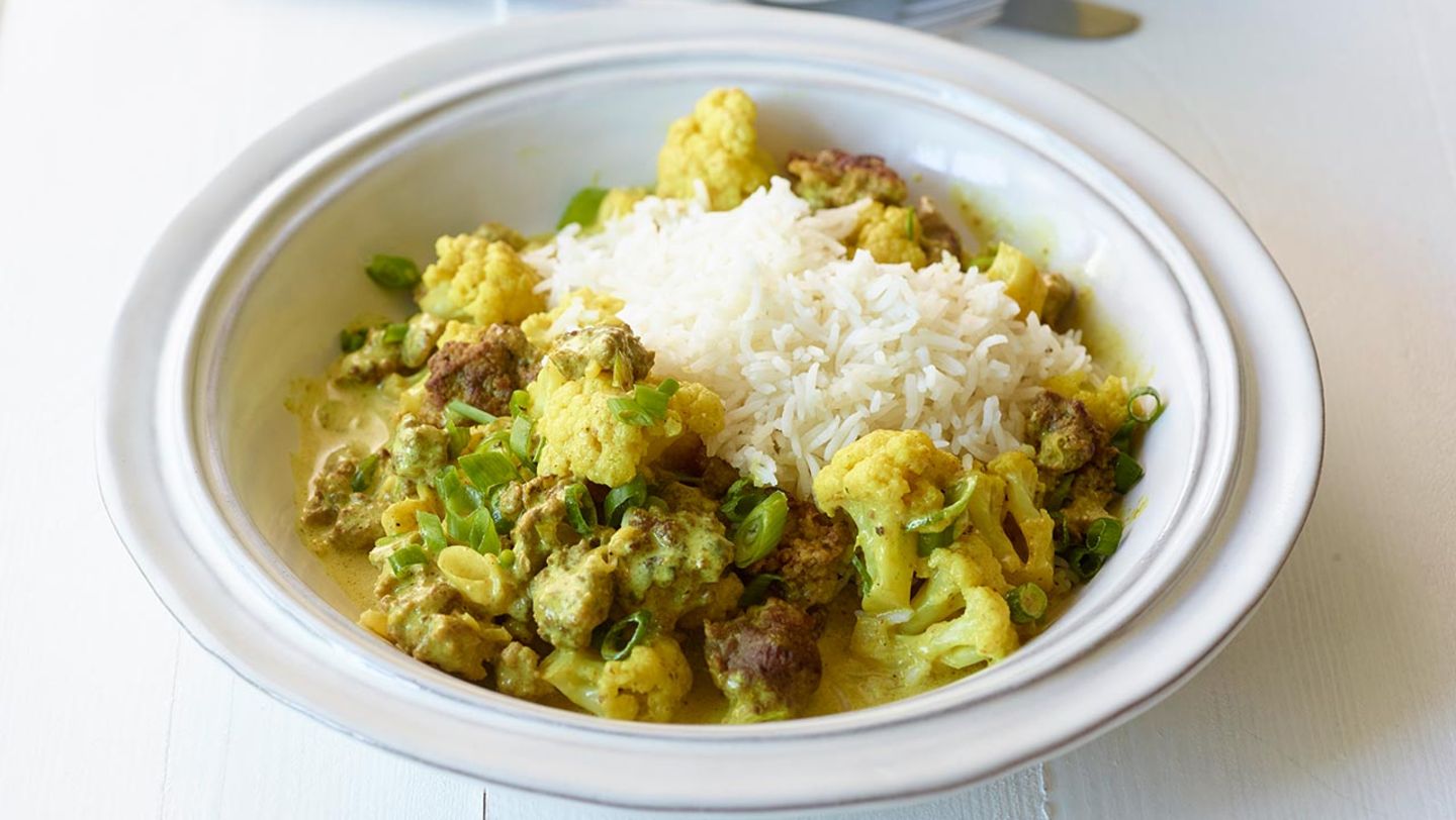 Curryhack mit Blumenkohl Rezept