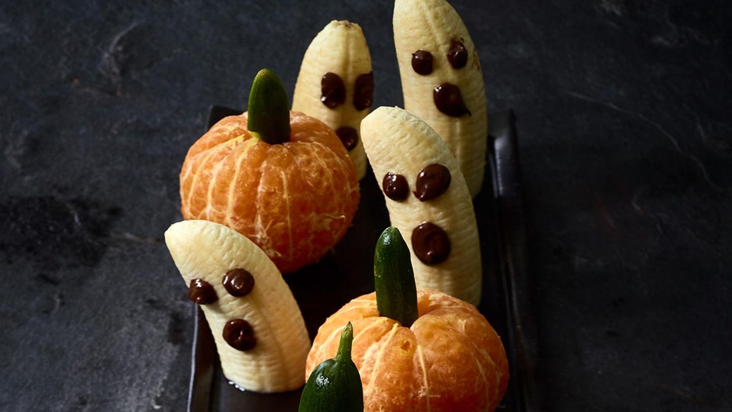 Geisterbananen und Clementinenkürbisse Rezept