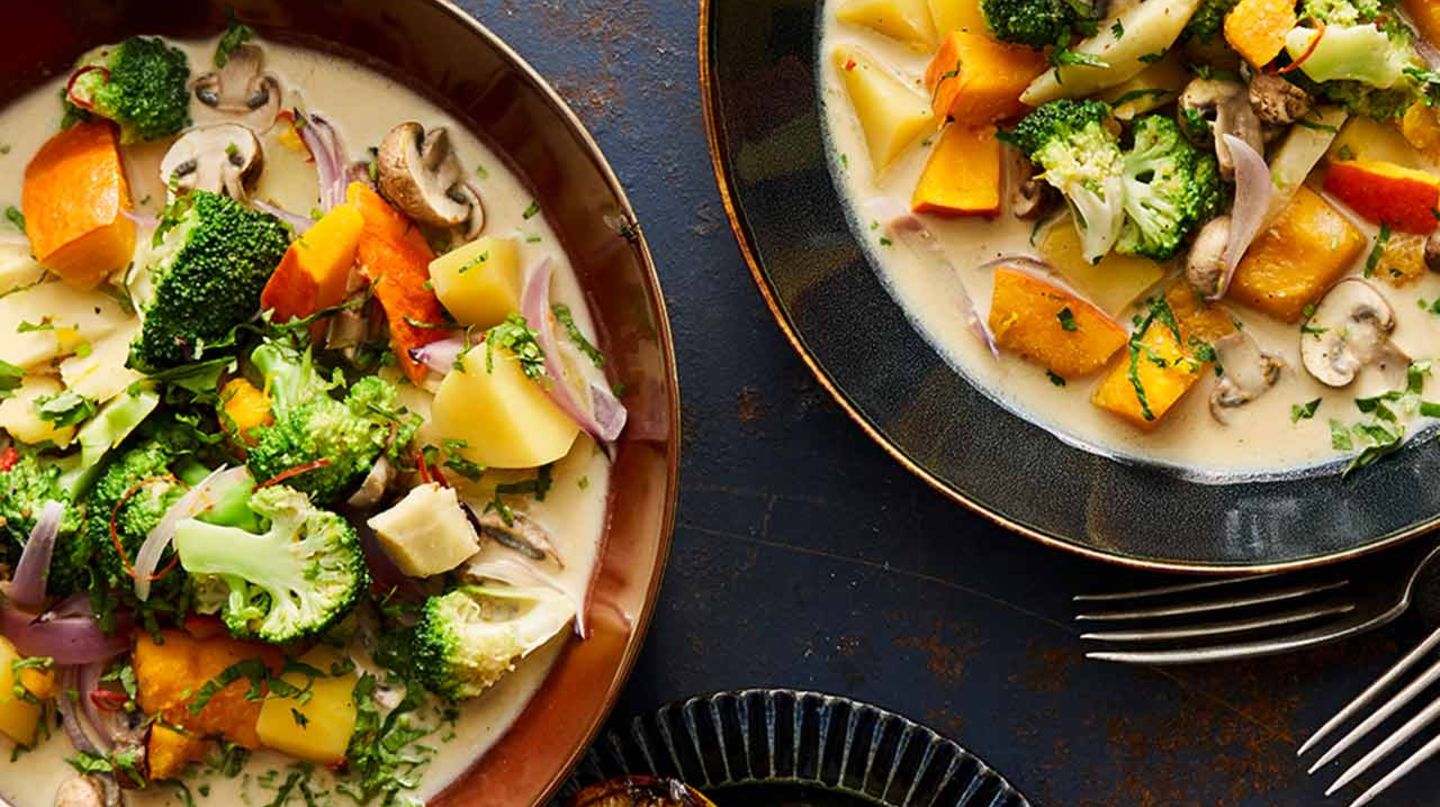 Veganes Gemüse-Kokos-Curry Rezept