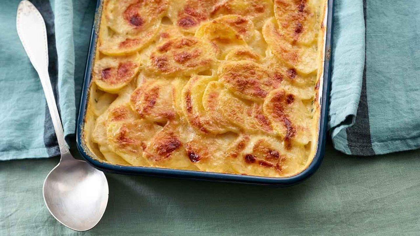 Kartoffel-Gratin mit Parmesankruste Rezept