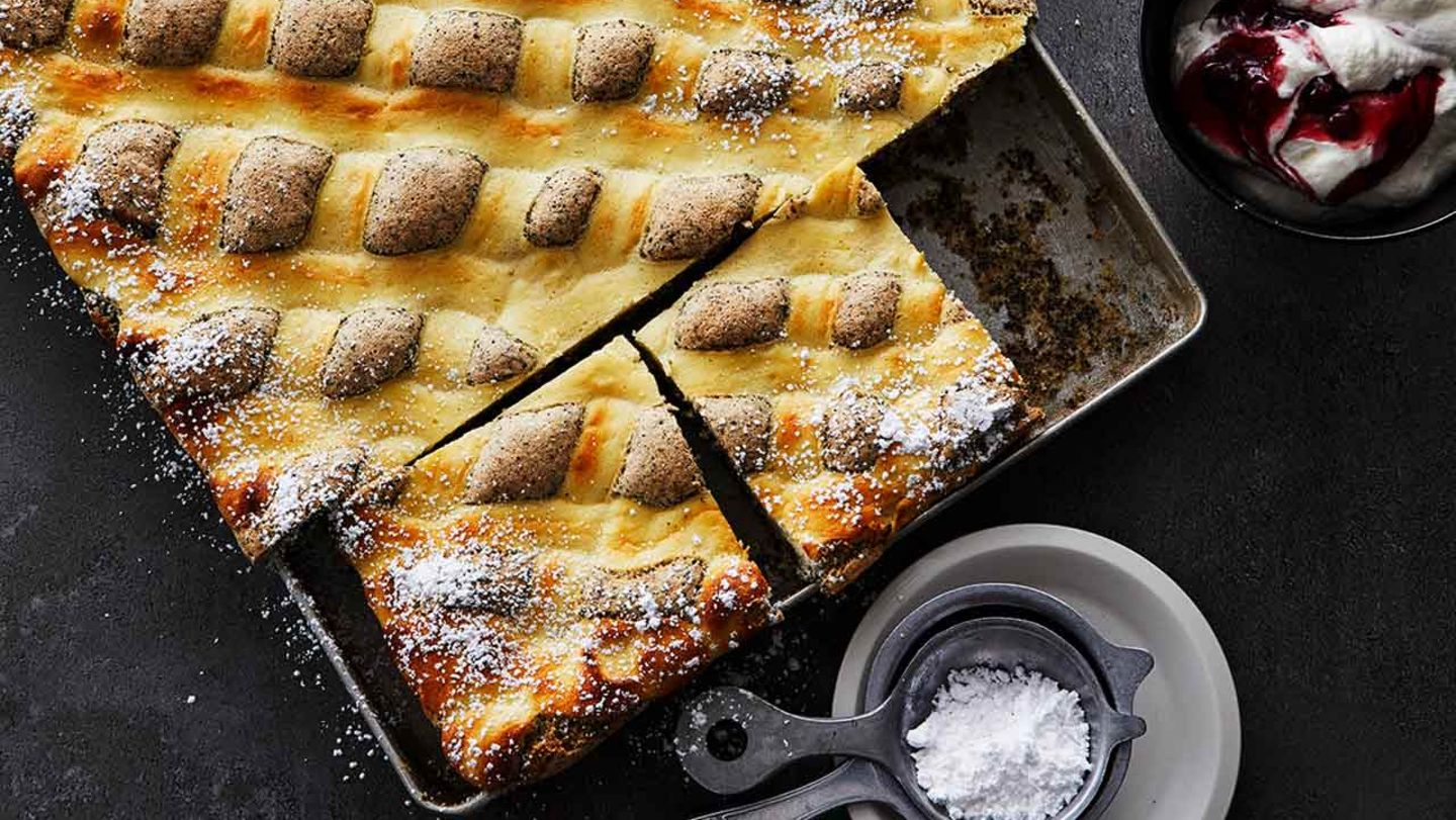 Mohn-Steppdeckenkuchen