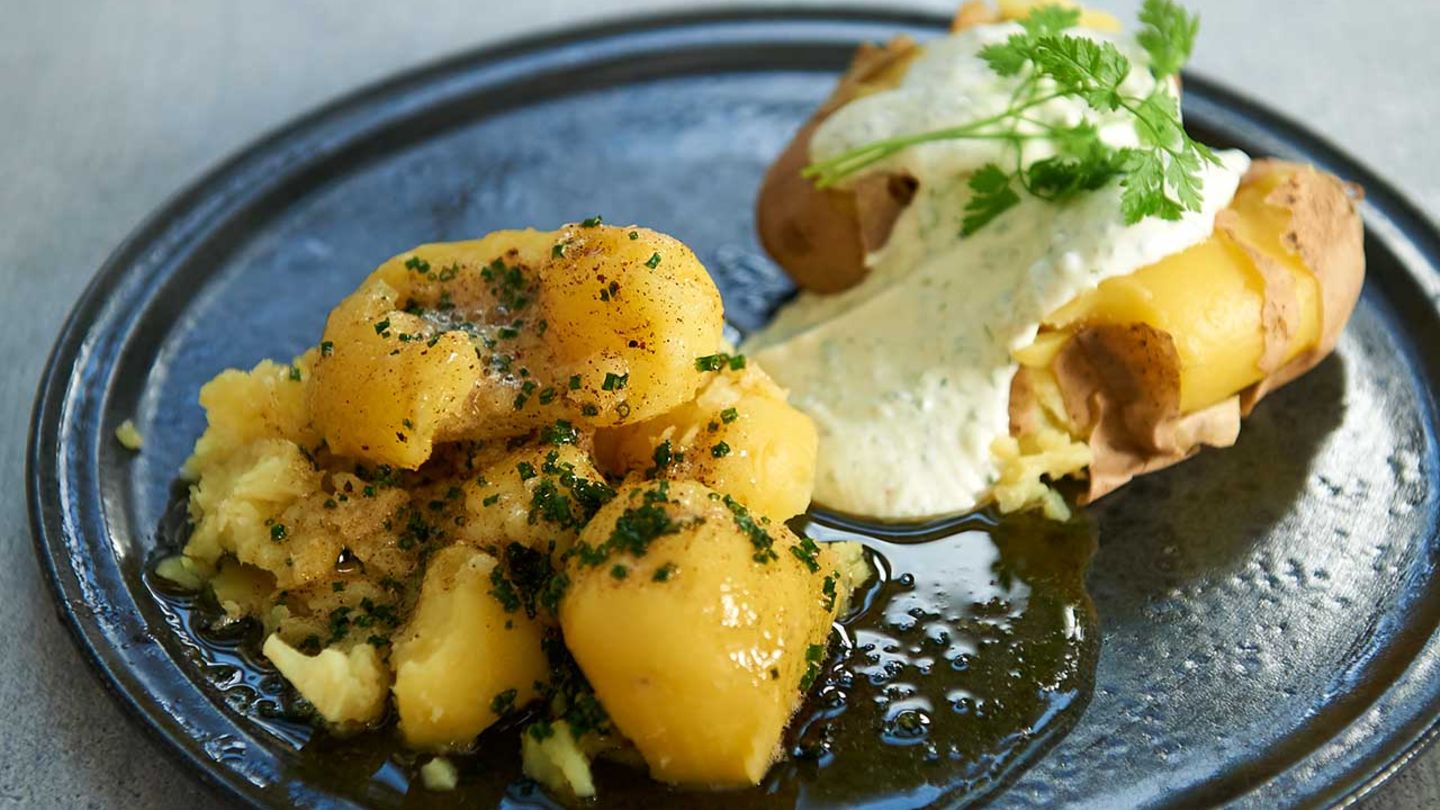 Pellkartoffeln mit gebräunter Butter Rezept