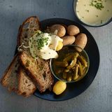 Kartoffel­-Käse­-Fondue