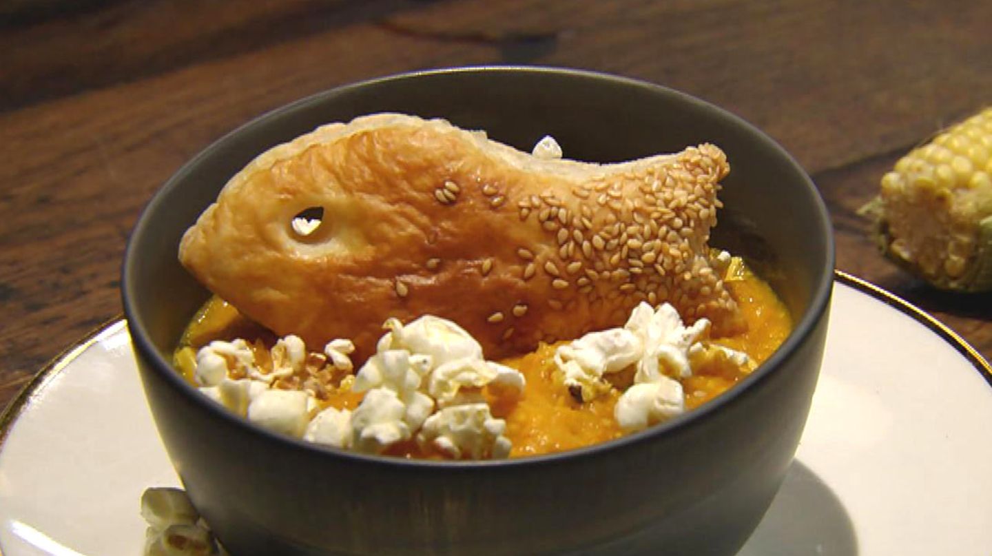 Mais-Möhren-Suppe: Für jeden Tag Kochshow - [ESSEN UND TRINKEN]