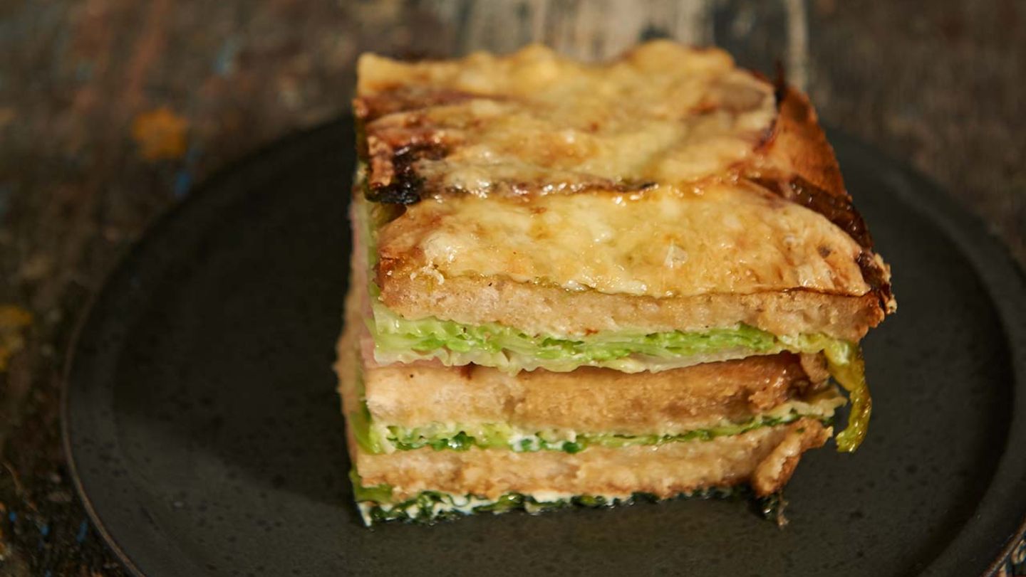 Wirsing-Brot-Lasagne Rezept