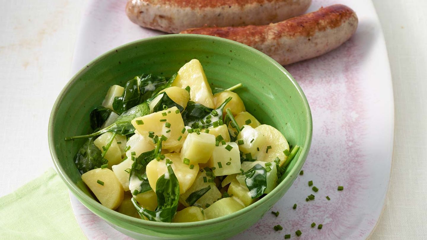 Rahmgemüse mit Bratwürsten Rezept