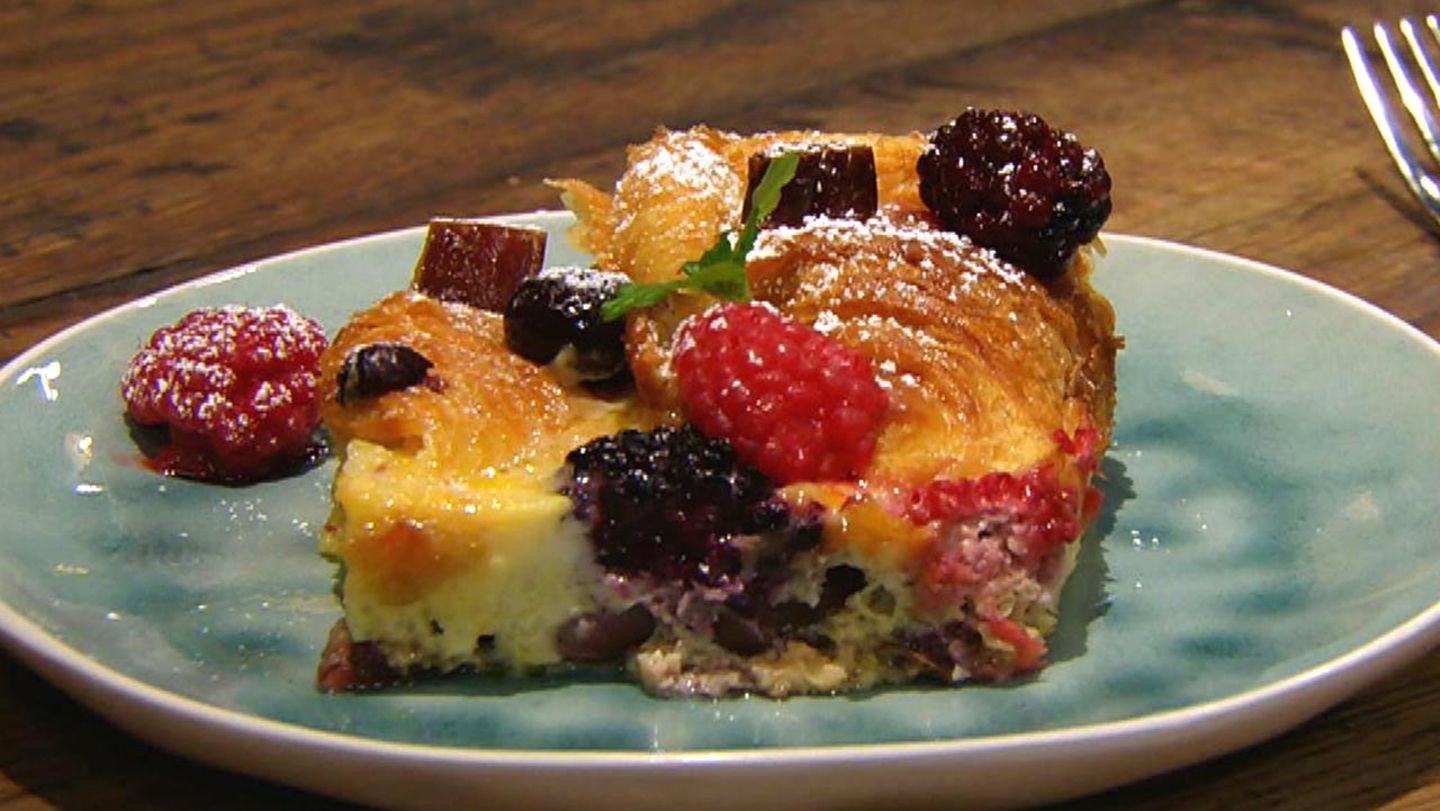 Croissant-Auflauf mit Beeren: Für jeden Tag Kochshow