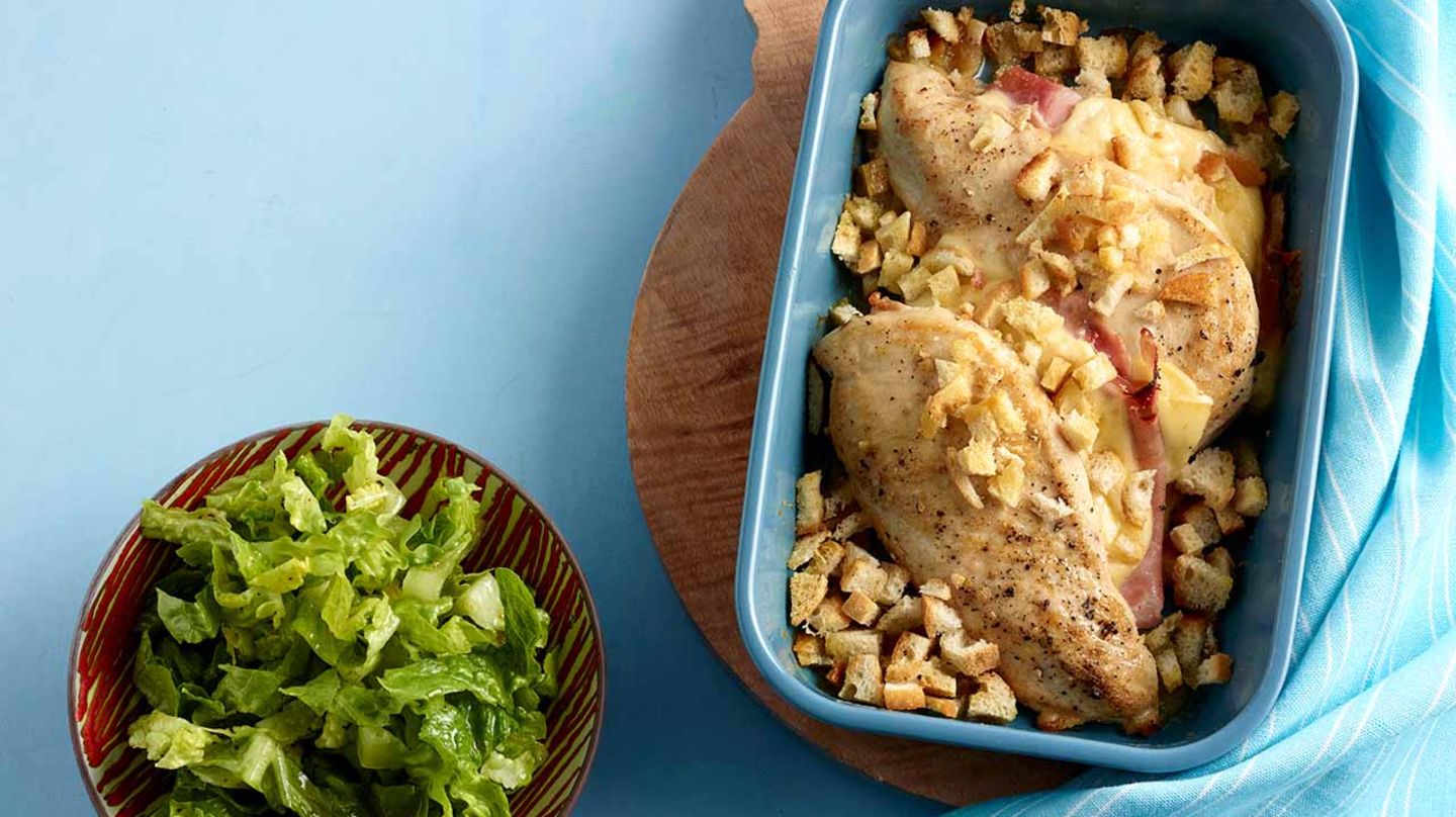 Hähnchenbrust à la Cordon bleu Rezept