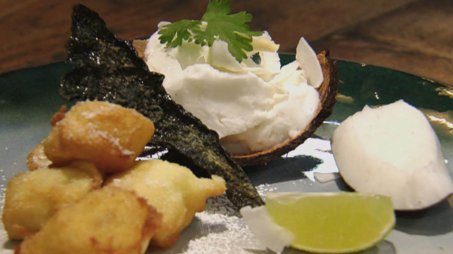 Gebackene Bananen mit cremigem Kokoseis: Für jeden Tag Kochshow