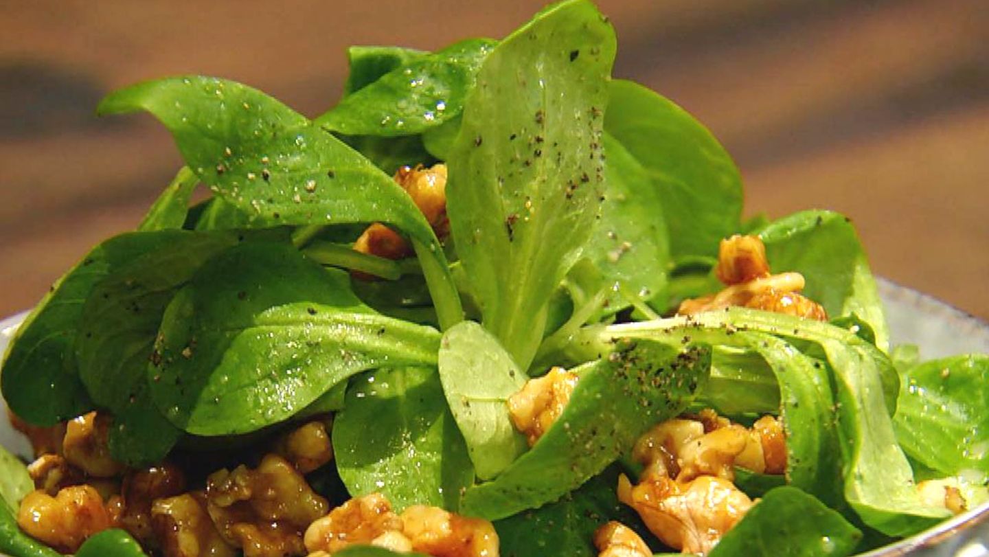 Feldsalat mit Walnuss-Vinaigrette: Für jeden Tag Kochshow