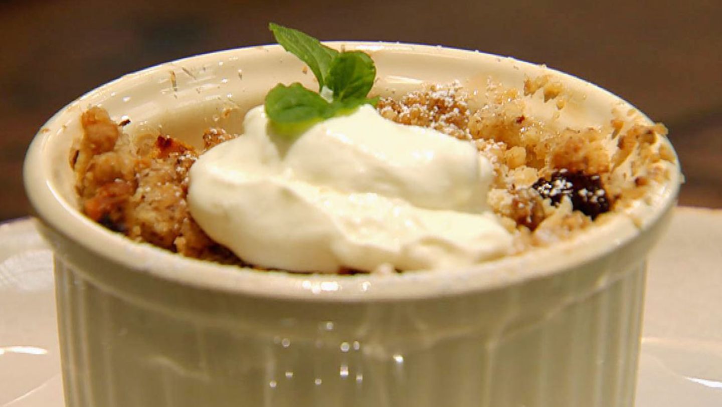 Nussiger Apfel-Crumble: Für jeden Tag Kochshow